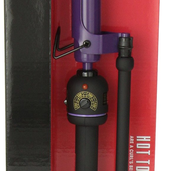 Professional Gold Plated Marcel Hair Curling Iron, Black, HT1108